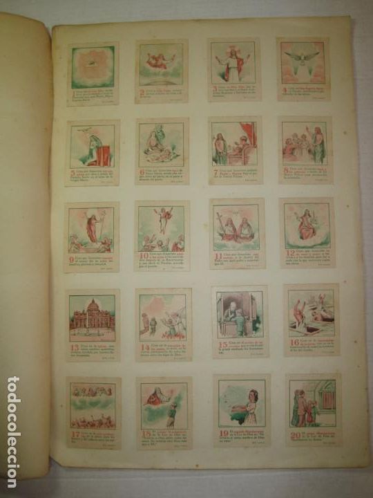 Coleccionismo cromos antiguos: LA DOCTRINA-PRIMER ALBUM-COLECCION COMPLETA DE 100 CROMOS-VER FOTOS-(V-23.412)