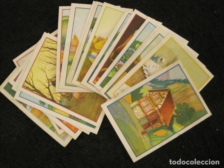 Coleccionismo cromos antiguos: CASAS DEL MUNDO-COLECCION COMPLETA 20 CROMOS ANTIGUOS-VER FOTOS-(CR-3036)