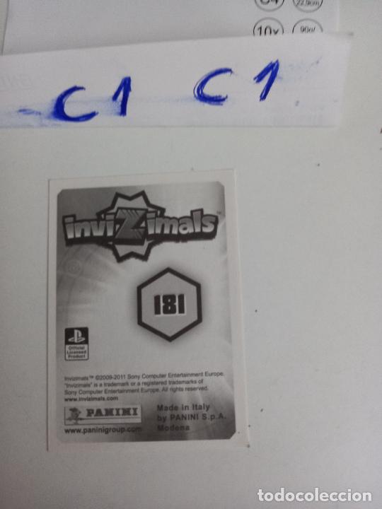 Coleccionismo cromos antiguos: panini invizimals 181 - Foto 2