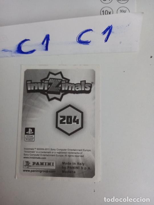 Coleccionismo cromos antiguos: panini invizimals 204 - Foto 2