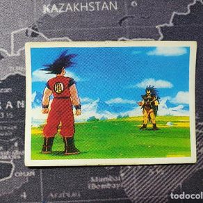 Medio Poster + 17 Cromos Bola De Dragón Matutano Raditz - Dragon Ball Anos 90 Medio Poster + 17 Cromos Bola De Dragón Matutano Raditz - Dragon Ball Anos 90
