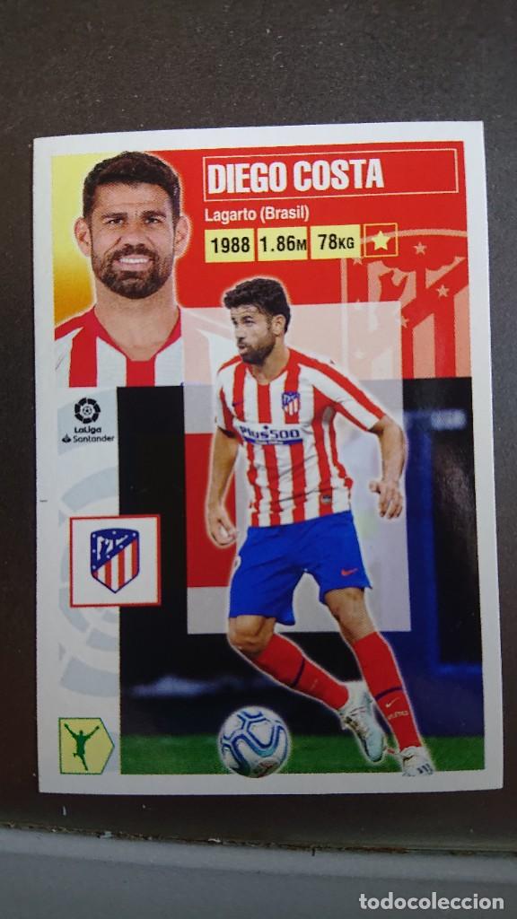 Collectable Antique Stickers: CROMO DIEGO COSTA 18 ATL&Eacute;TICO DE MADRID LIGA 20 21 TEMP 2020 2021 ESTE PANINI NUNCA PEGADO