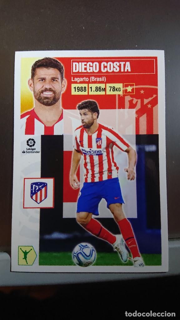 Collectable Antique Stickers: CROMO DIEGO COSTA 18 ATL&Eacute;TICO DE MADRID LIGA 20 21 TEMP 2020 2021 ESTE PANINI NUNCA PEGADO