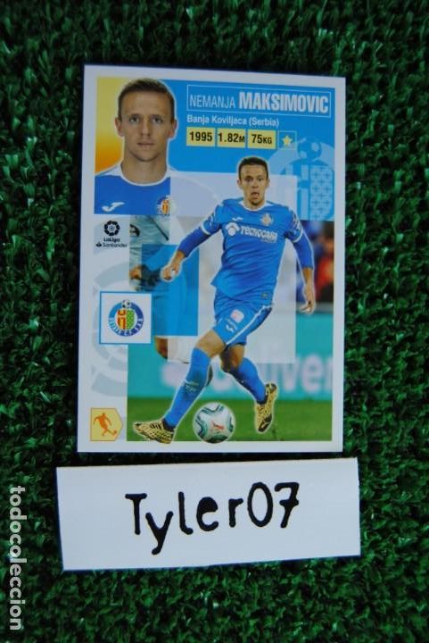 Coleccionismo cromos antiguos: Maksimovic Getafe Liga Este 20-21 - Foto 1