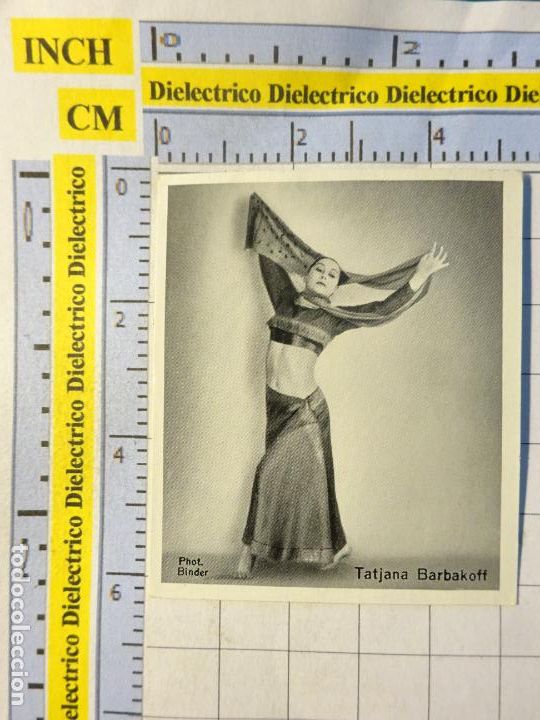 Sammeln alte Sammelbilder: ANTIGUO CROMO BAILE DANZA ALEMANIA. DER K&Uuml;NSTLERISCHE TANZ. 2 - 90 TATJANA BARBAKOFF