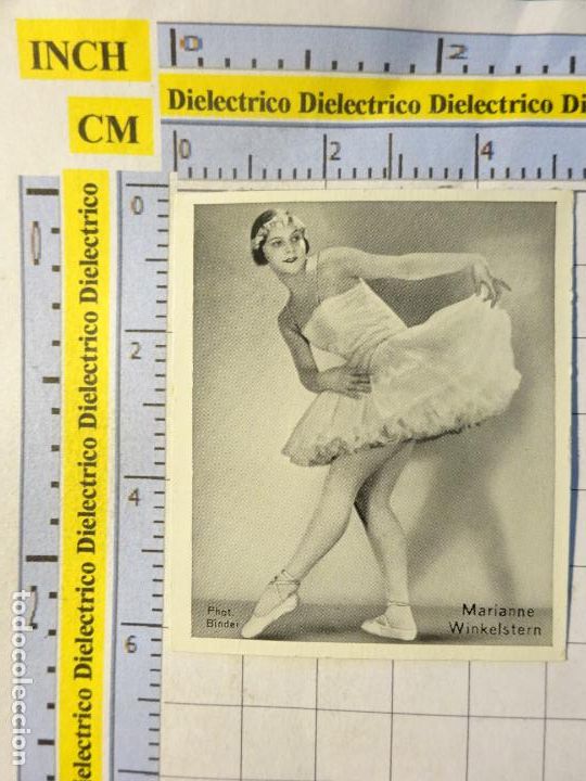 Coleccionismo cromos antiguos: ANTIGUO CROMO BAILE DANZA ALEMANIA. DER K&Uuml;NSTLERISCHE TANZ. 2 - 55 MARIANNE WINKELSTERN