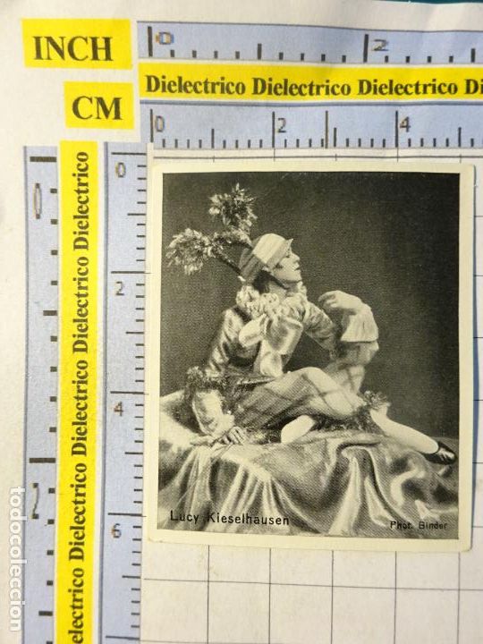 Coleccionismo cromos antiguos: ANTIGUO CROMO BAILE DANZA ALEMANIA. DER K&Uuml;NSTLERISCHE TANZ. 2 - 62 LUCY KIESELHAUSEN