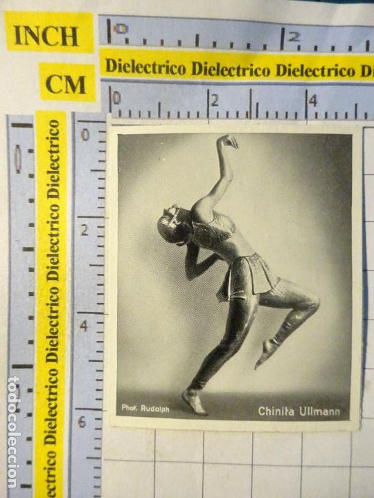 Coleccionismo cromos antiguos: ANTIGUO CROMO BAILE DANZA ALEMANIA. DER K&Uuml;NSTLERISCHE TANZ. 2 - 98 CHINITA ULLMANN