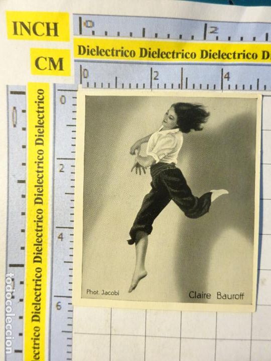 Coleccionismo cromos antiguos: ANTIGUO CROMO BAILE DANZA ALEMANIA. DER K&Uuml;NSTLERISCHE TANZ. 2 - 94 CLAIRE BAUROFF