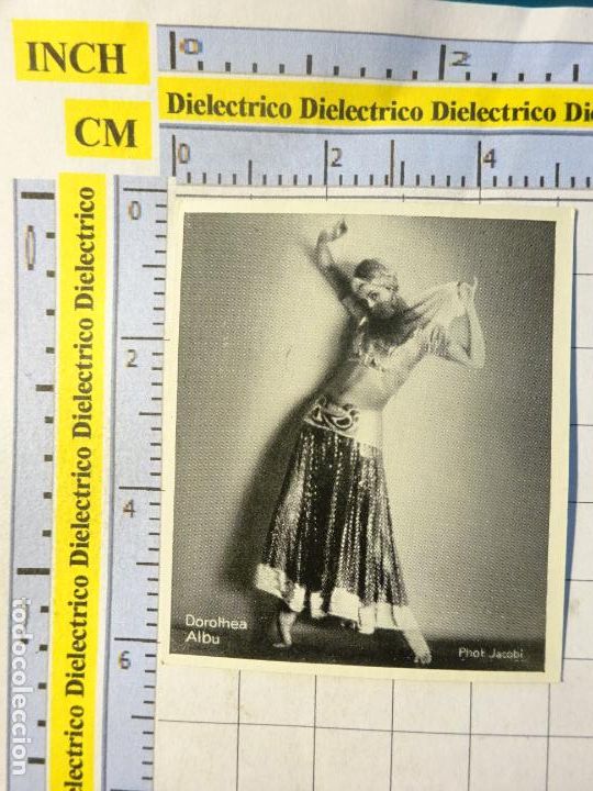 Coleccionismo cromos antiguos: ANTIGUO CROMO BAILE DANZA ALEMANIA. DER K&Uuml;NSTLERISCHE TANZ. 2 - 84 DOROTHEA ALBU