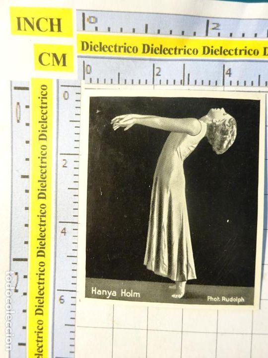 Sammeln alte Sammelbilder: ANTIGUO CROMO BAILE DANZA ALEMANIA. DER K&Uuml;NSTLERISCHE TANZ. 2 - 109 HANYA HOLM