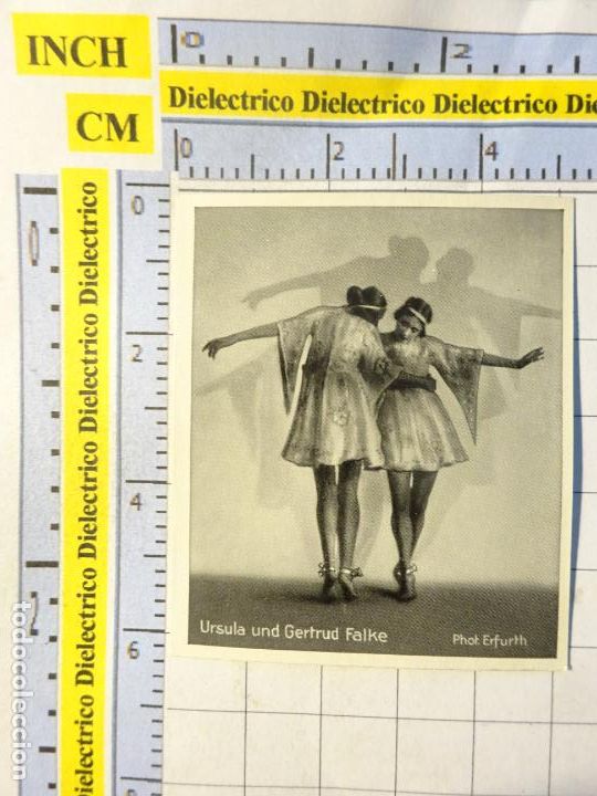Coleccionismo cromos antiguos: ANTIGUO CROMO BAILE DANZA ALEMANIA. DER K&Uuml;NSTLERISCHE TANZ. 2 - 82 URSULA GERTRUD FALKE