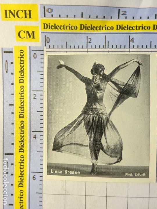 Coleccionismo cromos antiguos: ANTIGUO CROMO BAILE DANZA ALEMANIA. DER K&Uuml;NSTLERISCHE TANZ. 2 - 80 LISA KRESSE