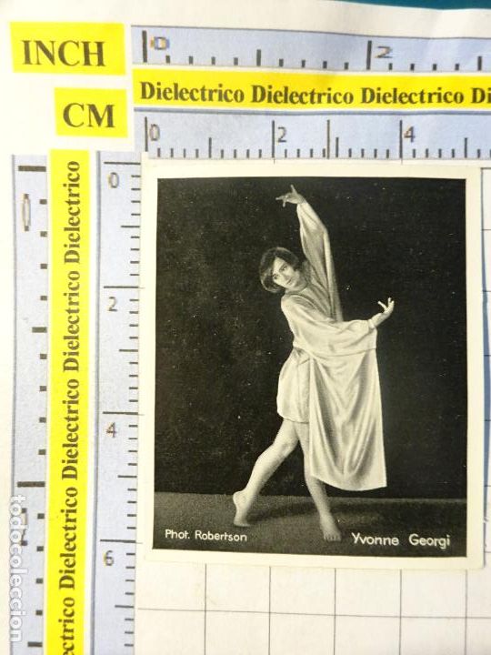 Sammeln alte Sammelbilder: ANTIGUO CROMO BAILE DANZA ALEMANIA. DER K&Uuml;NSTLERISCHE TANZ. 2 - 74 YVONNE GEORGI