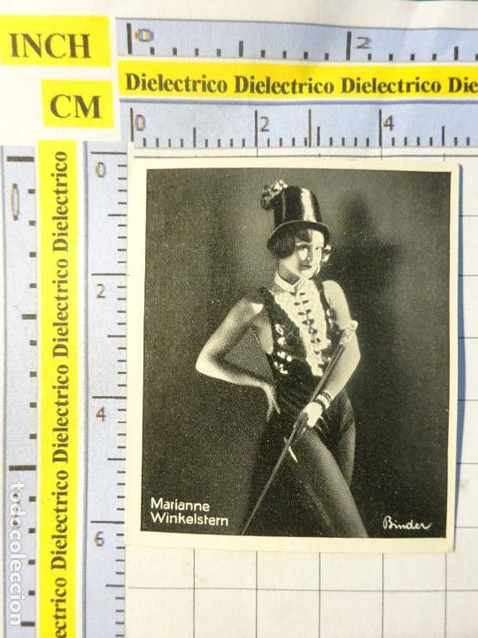 Colecionismo Cromos antigos: ANTIGUO CROMO BAILE DANZA ALEMANIA. DER K&Uuml;NSTLERISCHE TANZ. 2 - 58 MARIANNE WINKELSTERN