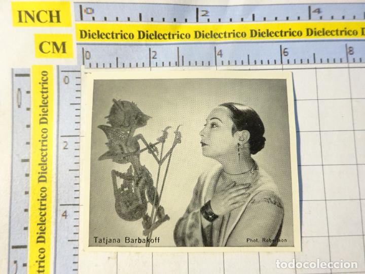 Coleccionismo cromos antiguos: ANTIGUO CROMO BAILE DANZA ALEMANIA. DER K&Uuml;NSTLERISCHE TANZ. 2 - 91 TATJANA BARBAKOFF