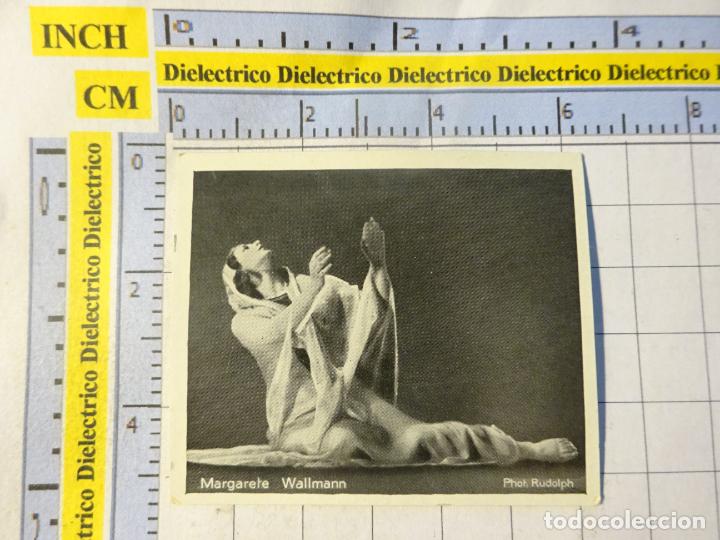Sammeln alte Sammelbilder: ANTIGUO CROMO BAILE DANZA ALEMANIA. DER K&Uuml;NSTLERISCHE TANZ. 2 - 87 MARGARETE WALLMANN