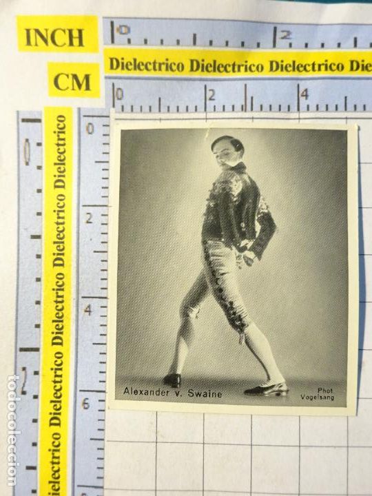 Sammeln alte Sammelbilder: ANTIGUO CROMO BAILE DANZA ALEMANIA. DER K&Uuml;NSTLERISCHE TANZ. 2 - 111 ALEXANDER VON SWAINE