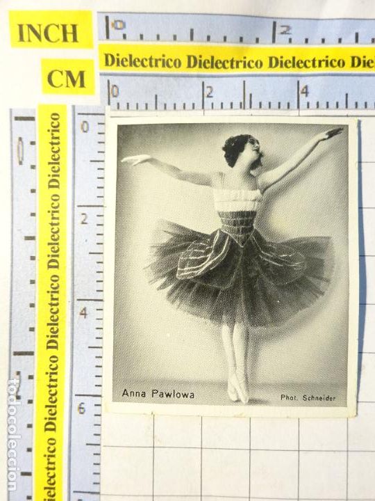 Coleccionismo cromos antiguos: ANTIGUO CROMO BAILE DANZA ALEMANIA. DER K&Uuml;NSTLERISCHE TANZ. 2 - 3 ANNA PAWLOWA