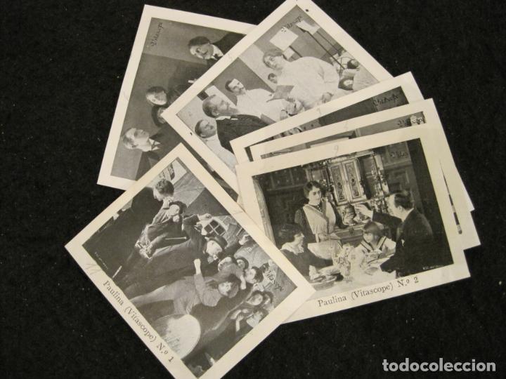 Coleccionismo cromos antiguos: CINE-PAULINA (VITASCOPE)-COLECCION COMPLETA 6 CROMOS-VER FOTOS-(CR-3049)