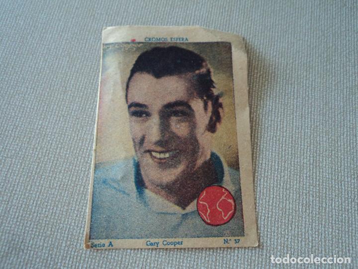 Coleccionismo cromos antiguos: CROMOS ESFERA - SERIE A, gary cooper n&ordm; 37 - Foto 1