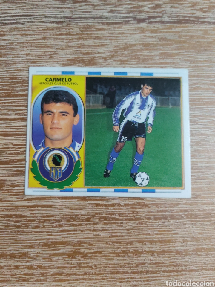 Coleccionismo cromos antiguos: Cromo Carmelo - Hercules - 96 - 97 - Ediciones Este - 1996 - 1997 - Ventanilla - Foto 1