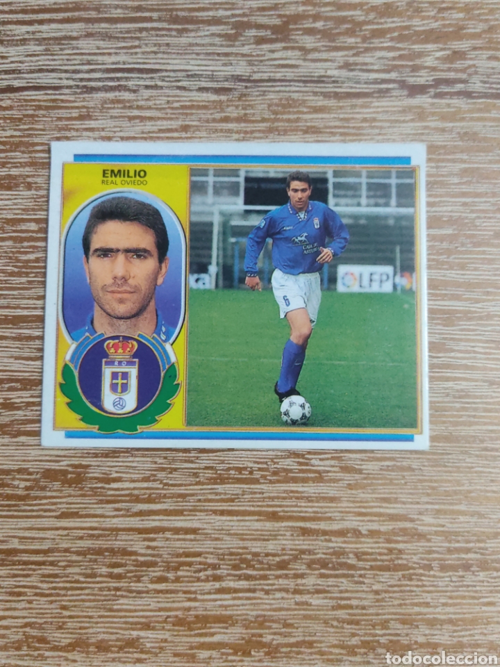Coleccionismo cromos antiguos: Cromo Emilio - Oviedo - 96 - 97 - Ediciones Este - 1996 - 1997 - Ventanilla - Foto 1