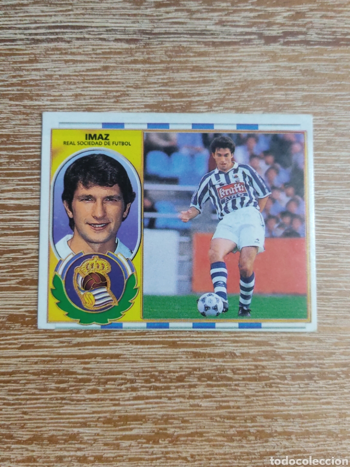 Coleccionismo cromos antiguos: Cromo Imaz - Real Sociedad - 96 - 97 - Ediciones Este - 1996 - 1997 - Ventanilla - Foto 1