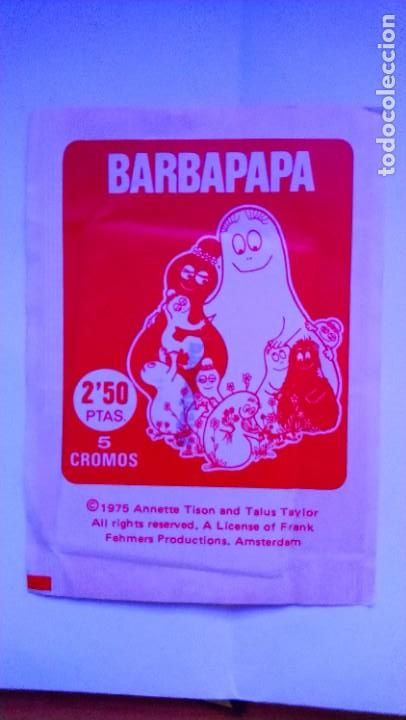 Coleccionismo cromos antiguos: sobre sin abrir barbapapa - Foto 1