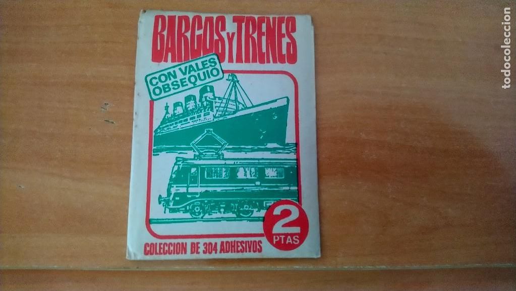 Coleccionismo cromos antiguos: sobre sin abrir barcos y trenes - Foto 1