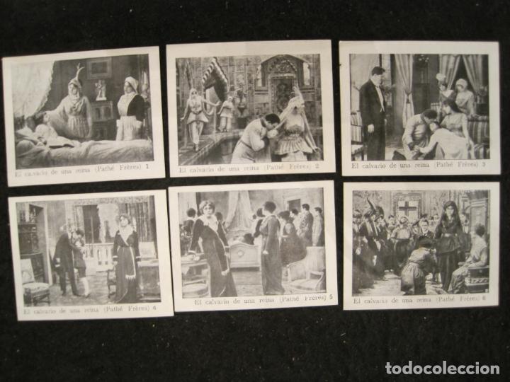 Coleccionismo cromos antiguos: EL CALVARIO DE UNA REINA (PATH&Eacute; FR&Egrave;RES)-COLECCION DE 6 CROMOS DE CINE-VER FOTOS-(CR-3050)