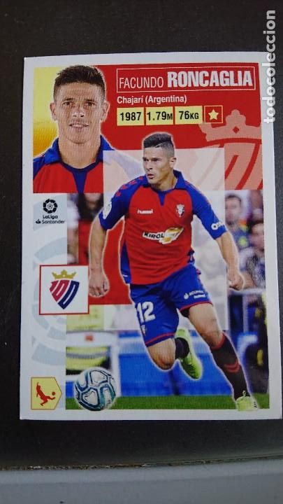 Colecionismo Cromos antigos: CROMO RONCAGLIA 6 A 6A OSASUNA LIGA 2020 2021 20 21 ESTE PANINI NUNCA PEGADO