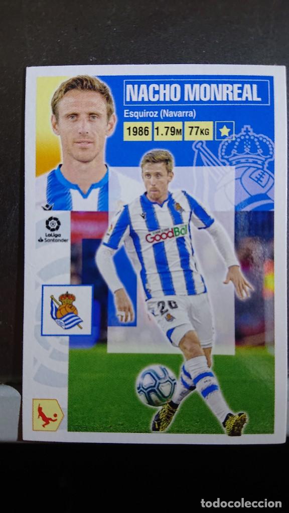 Coleccionismo Cromos antiguos: CROMO NACHO MONREAL 8 REAL SOCIEDAD LIGA 2020 2021 20 21 ESTE PANINI NUNCA PEGADO