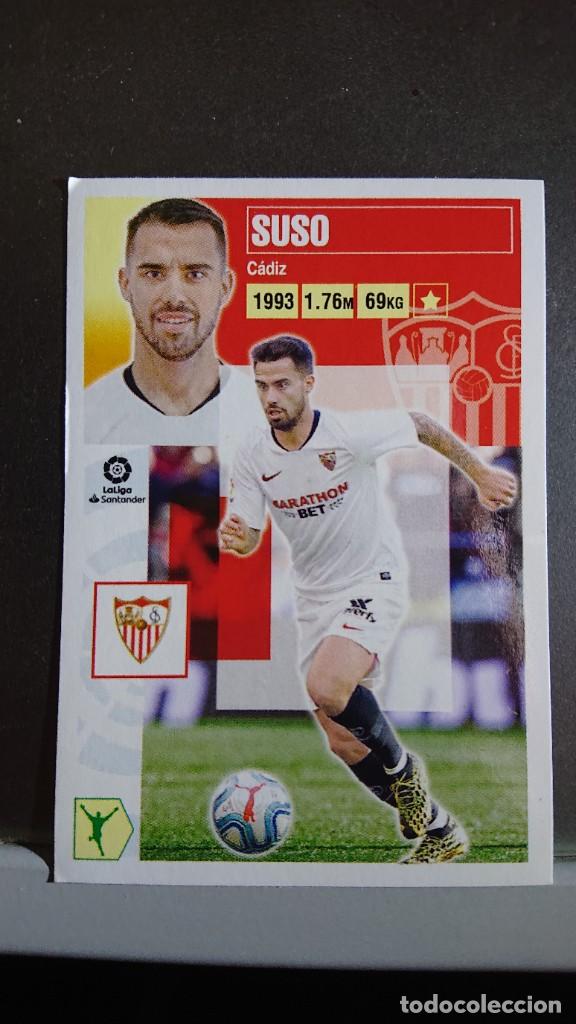 Coleccionismo Cromos antiguos: CROMO SUSO 15 SEVILLA LIGA 2020 2021 20 21 ESTE PANINI NUNCA PEGADO