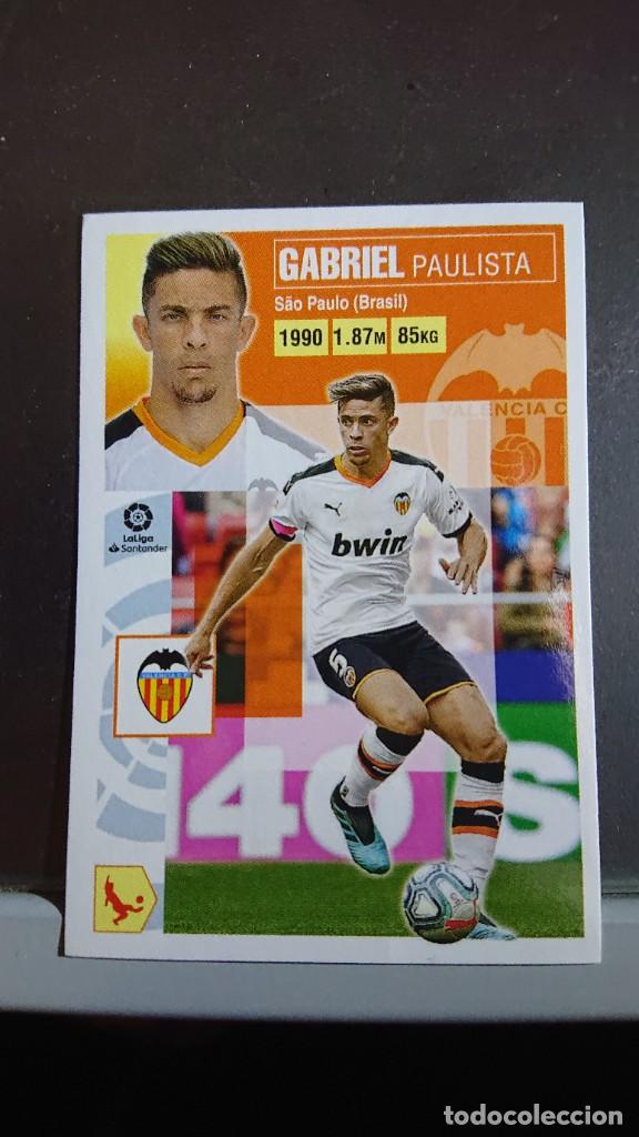 Colecionismo Cromos antigos: CROMO GABRIEL 7 VALENCIA LIGA 2020 2021 20 21 ESTE PANINI NUNCA PEGADO