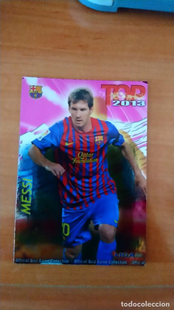 Coleccionismo cromos antiguos: messi, top 2013,,... - Foto 2