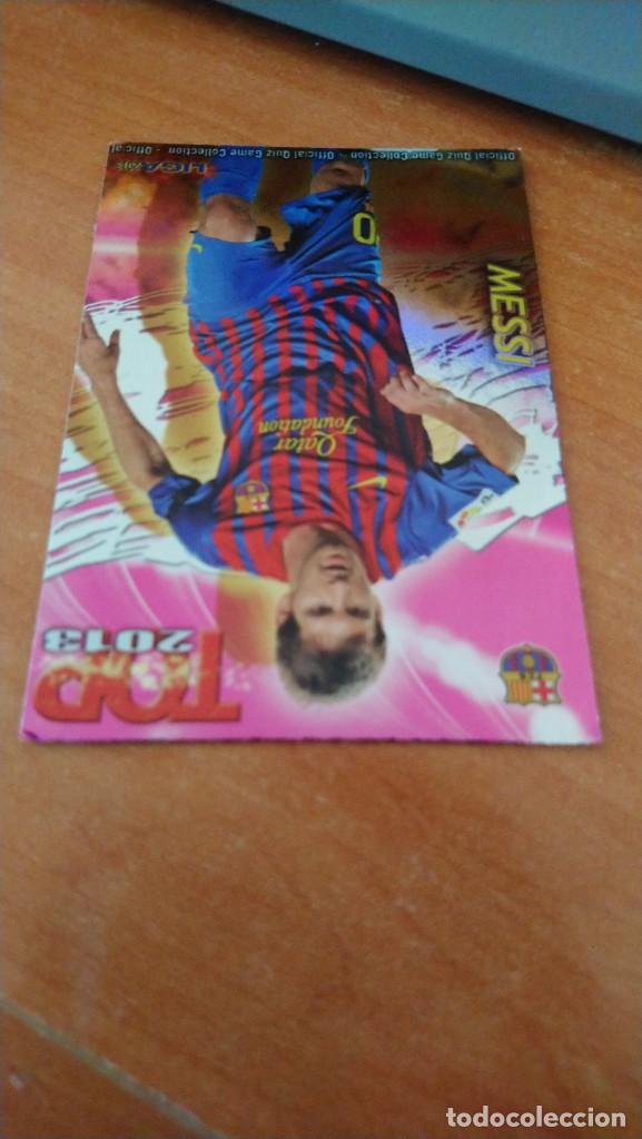 Coleccionismo cromos antiguos: messi, top 2013,,... - Foto 3