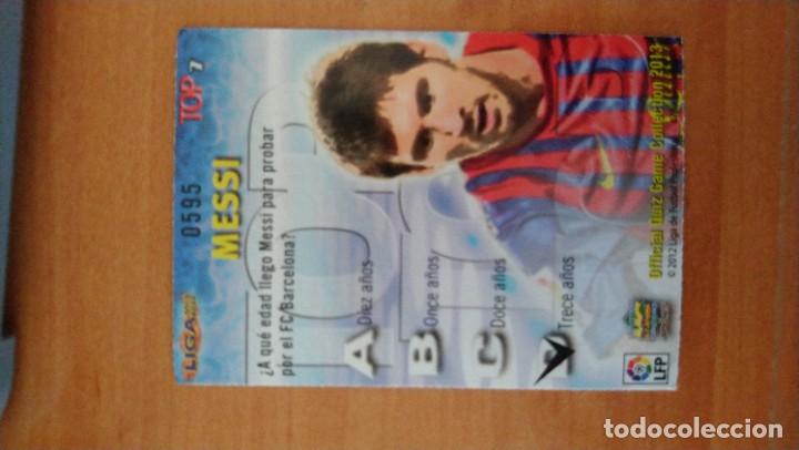 Coleccionismo cromos antiguos: messi, top 2013,,... - Foto 4