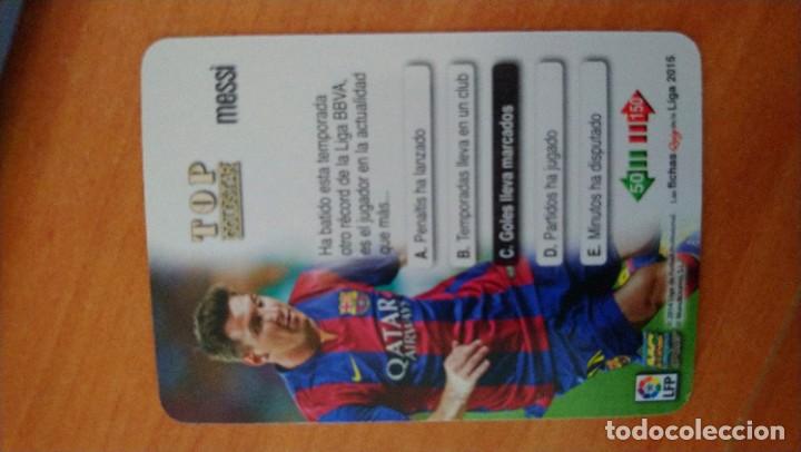 Coleccionismo cromos antiguos: messi edicion limitada 15/45, 2015 - Foto 2