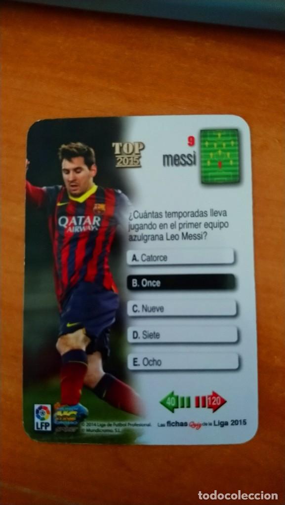 Coleccionismo cromos antiguos: messi metalcards 2015 - Foto 2