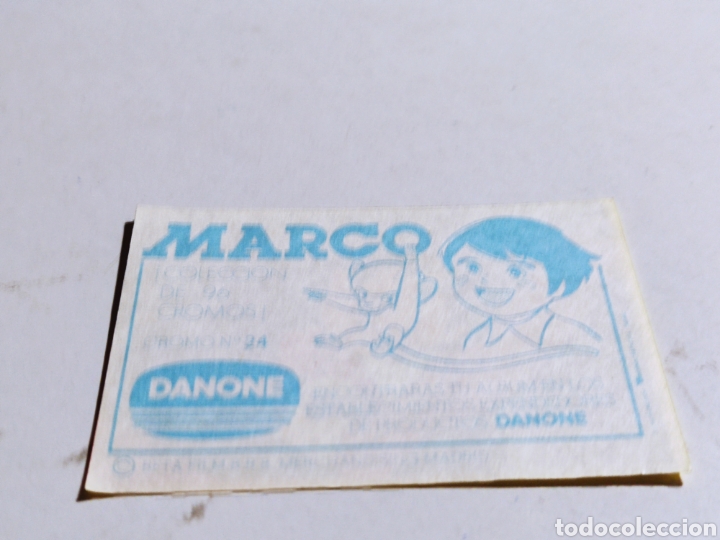 Coleccionismo cromos antiguos: Cromo Danone Marco - Foto 2