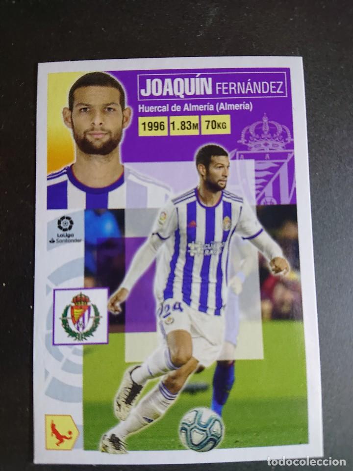 Colecionismo Cromos antigos: CROMO JOAQU&Iacute;N 7 VALLADOLID LIGA 2020 2021 20 21 ESTE PANINI NUNCA PEGADO