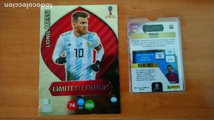 Coleccionismo cromos antiguos: messi edicion limitada rusia 2018 - Foto 1