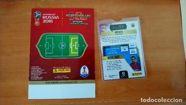 Coleccionismo cromos antiguos: messi edicion limitada rusia 2018 - Foto 2