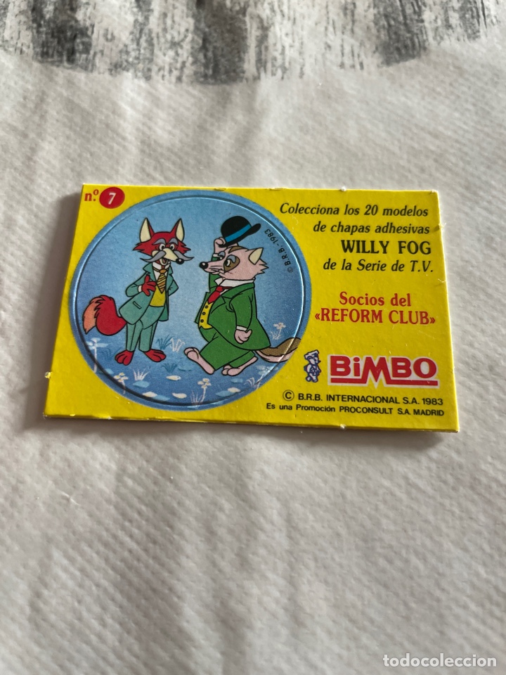 Coleccionismo cromos antiguos: Bimbo willy fog n&uacute;mero 7 - Foto 1