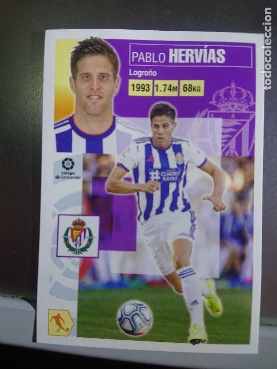 Collectable Antique Stickers: CROMO HERVIAS 10 VALLADOLID LIGA 20 21 TEMP 2020 2021 ESTE PANINI NUNCA PEGADO