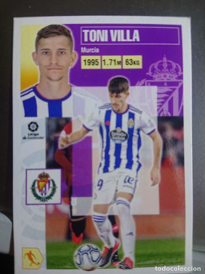 Collectable Antique Stickers: CROMO TONI VILLA 13 VALLADOLID LIGA 2020 2021 20 21 ESTE PANINI NUNCA PEGADO