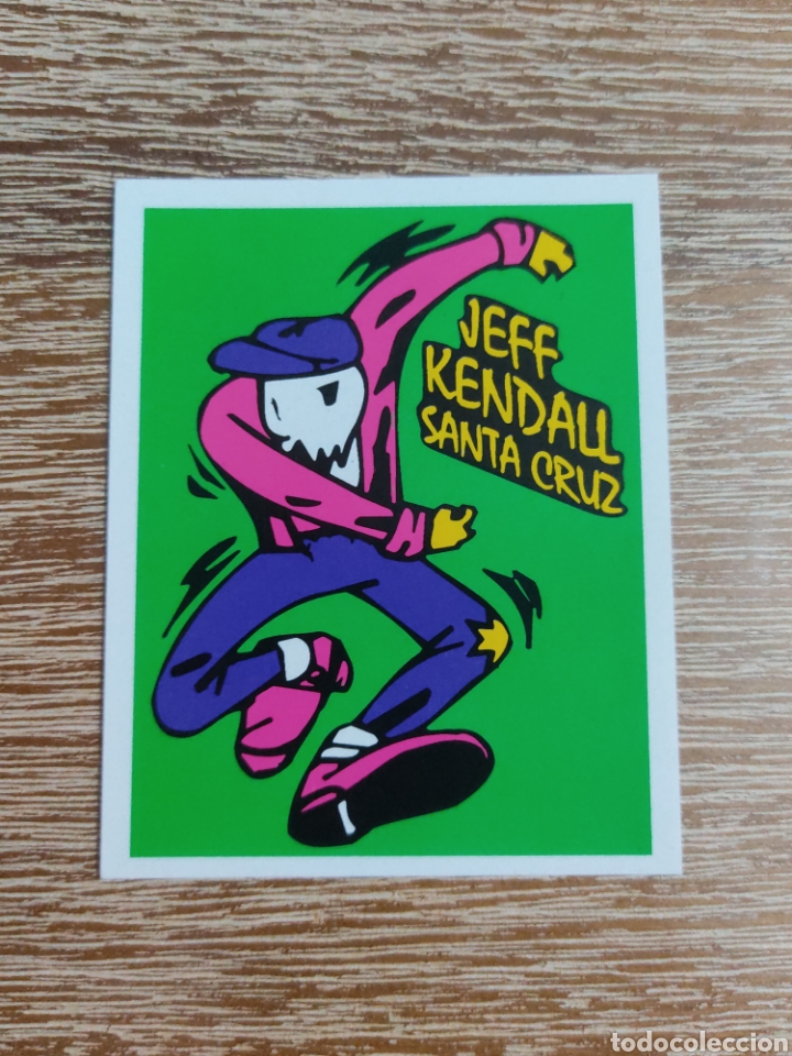 Coleccionismo Cromos antiguos: Cromo Skate Board N&deg; 182 - Ediciones Este - Skateboard - JEFF KENDALL SANTA CRUZ