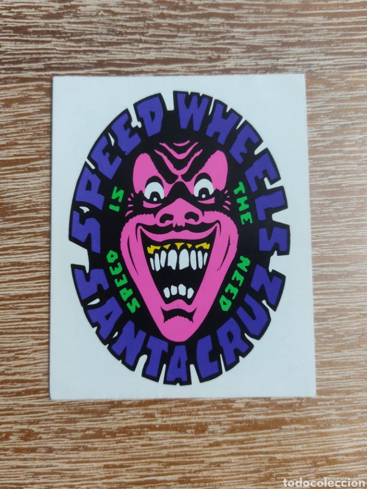 Coleccionismo Cromos antiguos: Cromo Skate Board N&deg; 189 - Ediciones Este - Skateboard - SPEED WHEELS SANTA CRUZ