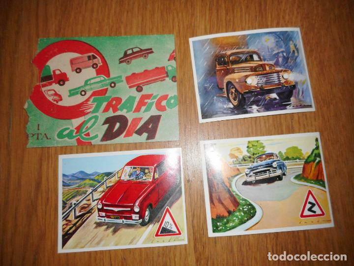 Coleccionismo Cromos antiguos: ANTIGUO CONJUNTO 3 CROMOS PAYA HERMANOS ARTFI. TRAFICO AL DIA. DANIEL BERNABEU ALICANTE